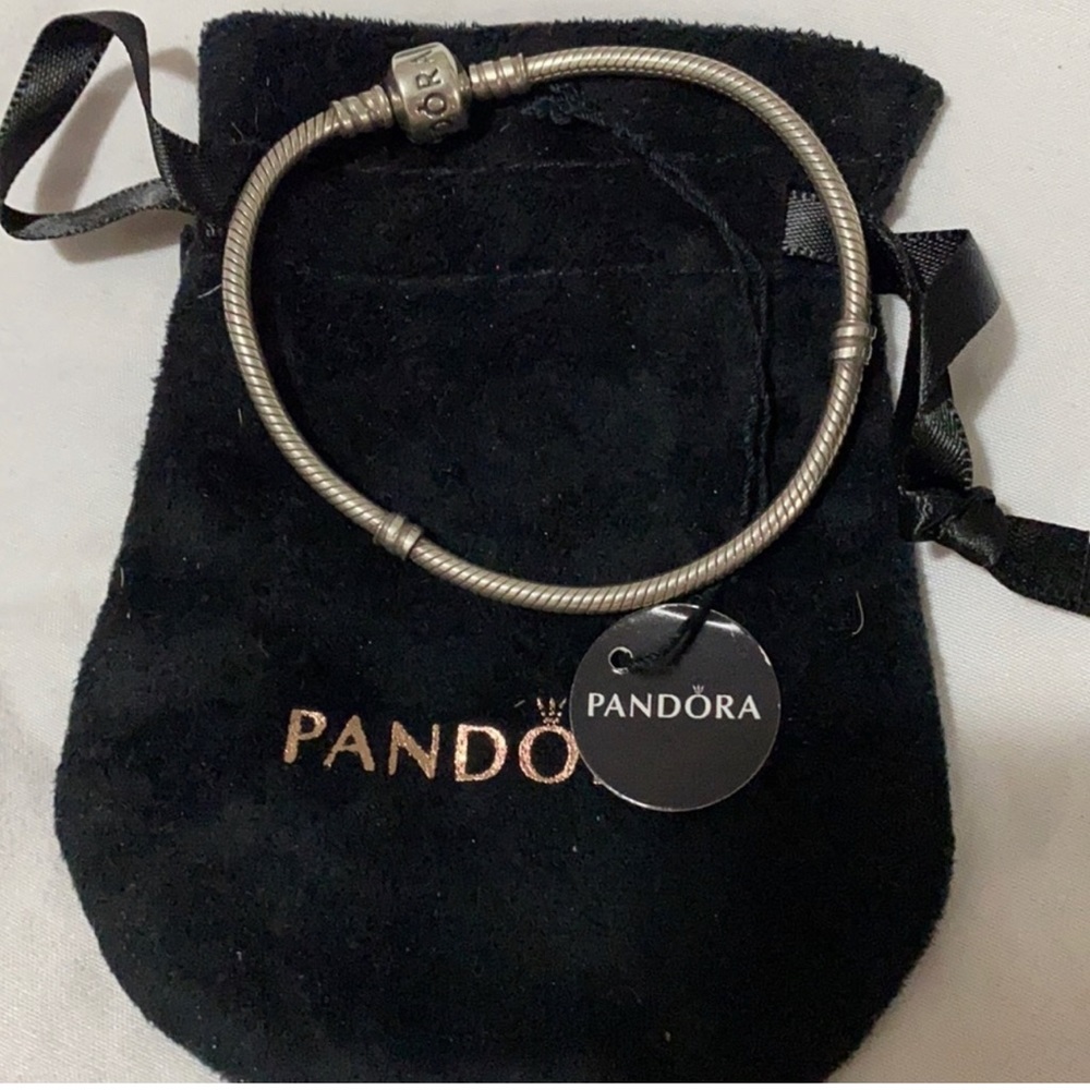 Pandora Moments Barrel Clasp Snake Chain Bracelet
Sterling silver - Picture 6 of 8